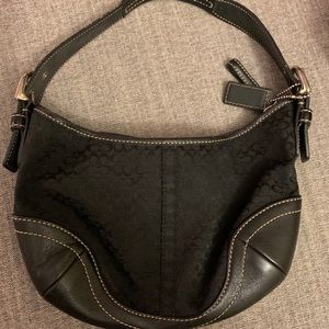 Black coach purse